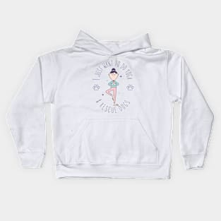 I Just Want To Do Yoga & Rescue Dogs Kids Hoodie